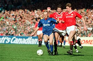 Andy Ritchie. FA Cup. Manchester United 3 v Oldham Athletic 3