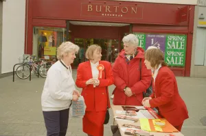 Angela Eagle (2nd from - left) and her twin sister Maria (right