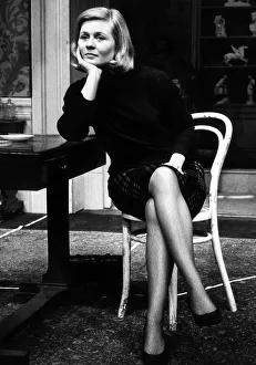 Theatres Prints: Angela Thorne - Actress - Jan 1964 as Marguerite in a play titled