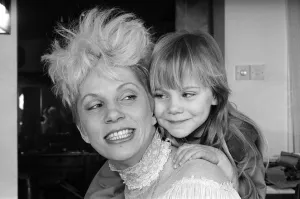 Angie Bowie, (also known as Angela Bowie) with her daughter Stacia Larranna Celeste Lipka