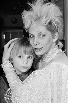 Angie Bowie, (also known as Angela Bowie) with her daughter Stacia Larranna Celeste Lipka