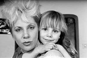 Angie Bowie, (also known as Angela Bowie) with her daughter Stacia Larranna Celeste Lipka