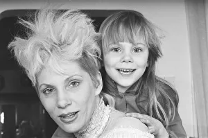 Angie Bowie, (also known as Angela Bowie) with her daughter Stacia Larranna Celeste Lipka
