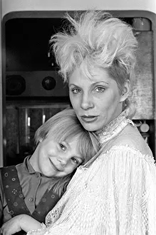 Angie Bowie, (also known as Angela Bowie) with her daughter Stacia Larranna Celeste Lipka