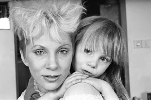Angie Bowie, (also known as Angela Bowie) with her daughter Stacia Larranna Celeste Lipka