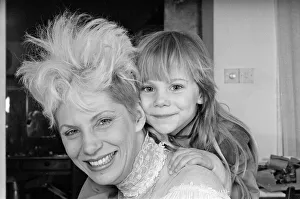Angie Bowie, (also known as Angela Bowie) with her daughter Stacia Larranna Celeste Lipka