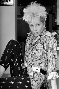 Angie Bowie, (also known as Angela Bowie) Picture taken at home