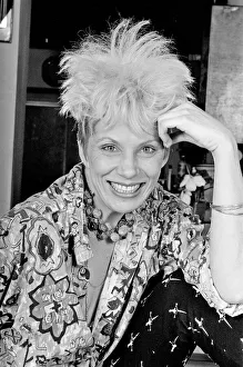 Angie Bowie, (also known as Angela Bowie) Picture taken at home