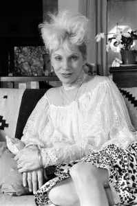 00901 Prints: Angie Bowie, (also known as Angela Bowie) Picture taken at home