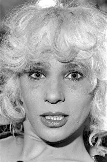 Angie Bowie, ex wife of singer David Bowie pictured in Switzerland