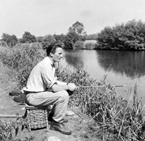 Patience Prints: Angler Brian Gilks, from Erdington, is one of the many Birmingham men who fish the canal
