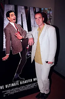 Angus Deayton TV Presenter at premiere of Mr Bean August 1997 A©mirrorpix