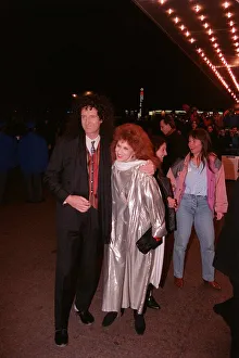 Anita Dobson actress and Bryan May musician at film premiere The Age of Innocence