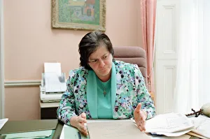 01147 Prints: Ann Widdecombe, Parliamentary Under-Secretary (Department of Social Security)