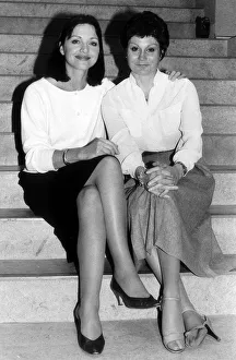 Anna Ford and Angela Rippon - TV Presenters of the TV Programme TV / AM A©Mirrorpix
