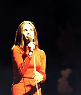 Anna Marie David - Pop Star seen here during rehearsals for the BBC television