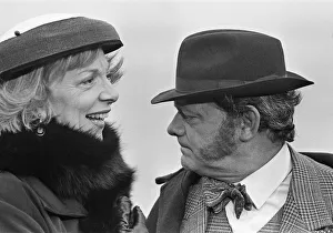 Location Prints: Anna Massey as Mademoiselle Antoinette Dupont and David Jason as Pop Larkin filming a