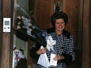 Anne Heseltine wife of Michael Heseltine MP pictured in November 1990 when it was thought