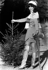Tree Felling Prints: Anne-Marie Lorraine. She was the Sunshine Girl for the Journal Extras sister paper