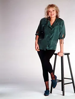 Anne Nightingale Radio Disc Jockey and TV Presenter 1990 A&copy;mirrorpix