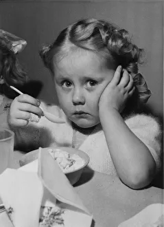 Bowl Prints: Anne Page, 4, faces a childs saddest Christmas party moment