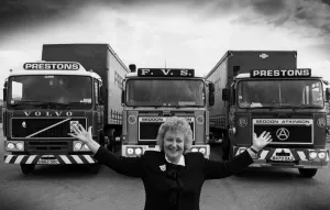 Lorry Prints: Anne Preston, who runs the commercial side of the Northallerton haulage firm Prestons of