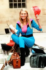Anneka Rice TV Presenter promoting her new series Challenge