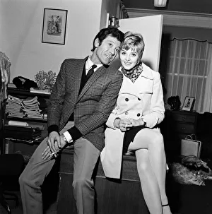 01172 Prints: The announcement of the engagement of dancer and choreographer Lionel Blair to model