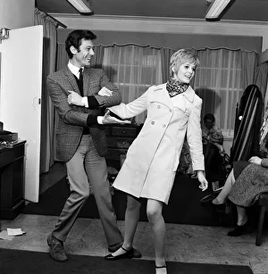 01172 Prints: The announcement of the engagement of dancer and choreographer Lionel Blair to model
