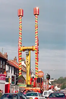 Fairground Prints: The annual Riding the Fair procession sets off from Yarm Town Hall