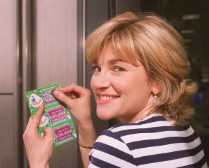 Anthea Turner TV Presenter Daily Mirror National Lottery Scratchcards Competition
