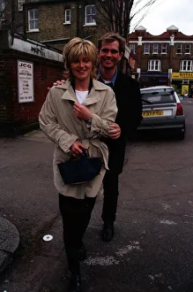Anthea Turner TV Presenter January 1998 With her ew boyfriend Grant Bovey