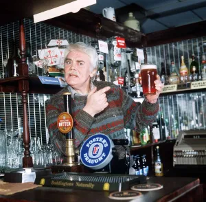 Anthony Booth January 1986 plays the Landlord of the Waterman