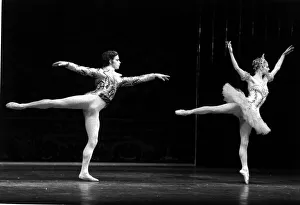 Ballerina Prints: Anthony Dowell and Antoinette Sibley dancing together. February 1968
