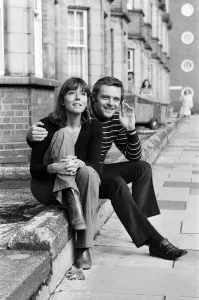 Anthony Hopkins Actor sitting with Diana Rigg - September 1972 Both will be staring