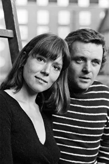 00947 Prints: Anthony Hopkins and Diana Rigg. Both will be staring in Macbeth in the new National