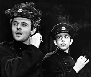 Anthony Hopkins (left playing the part of Donelly) and Michael Reid in a scene from