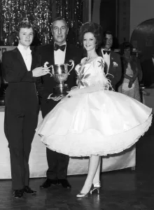 Anthony Latimer (left) and Verona Abbott both from Coventry seen here receiving