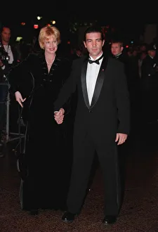 Antonio Banderas Actor and his Girlfriend Melanie Griffiths Actress arrive at the Royal