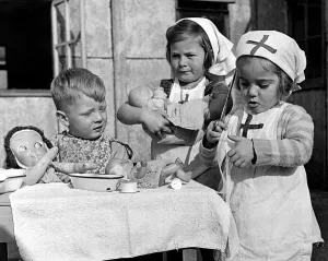 Nurse Prints: Since the appointment of a qualified nurse to the Ferry Road Day Nursery Cardiff