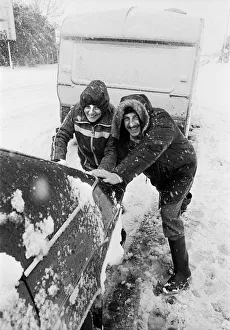 00936 Prints: April 23rd to 26th 1981 brought the coldest spell of weather the UK had experienced