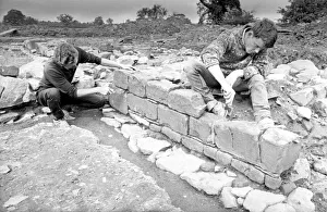 Archaeological dig at the former Sudeley castle, Griff, Nuneaton