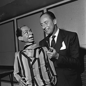 Archie Andrews 1958 ventriloquists dummy with Peter Brough ventriloquist