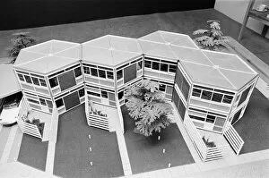 00863 Collection: Architects model of The Formula House, Warwick, 24th February 1964