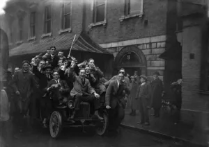 Armistice Celebrated. Cambridge let itself go