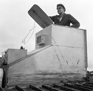 00489 Prints: Armoured Tractor, ploughing fields littered with shells and bombs, 31st August 1967