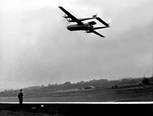 Transporter Prints: The Armstrong Whitworth Argosy C Mk1 freightercoach aircraft which has a fare-cutting