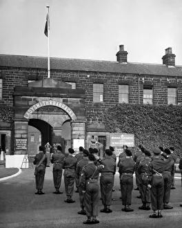 Army: For the first time since 1940 the Manchester Regiment flag was hoisted today