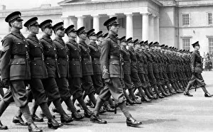 Ranks Collection: Army. Officers seen here during the passing out parade at Sandhurst. 3rd May 1937