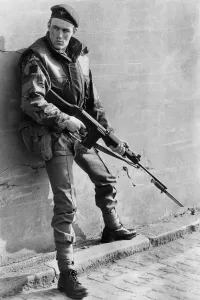 Machine Gun Prints: Army Parachute: Paratrooper. February 1983 P035480